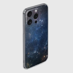 Чехол для iPhone 15 Pro силиконовый с защитой камеры Космос - фото 2