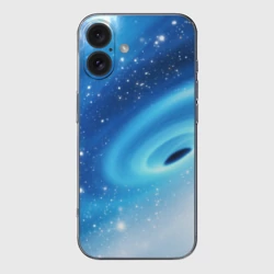Чехол для iPhone 16 силиконовый с защитой камеры Неизведанная галактика