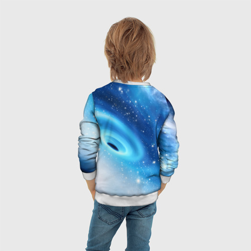 Детский свитшот 3D Неизведанная галактика, цвет 3D печать - фото 6