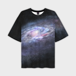 Мужская футболка oversize 3D Млечный путь