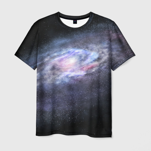 Мужская футболка 3D Млечный путь