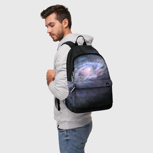 Рюкзак 3D с принтом Млечный путь, фото на моделе #1