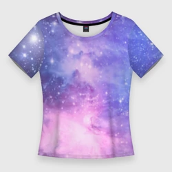 Женская футболка 3D Slim Галактика