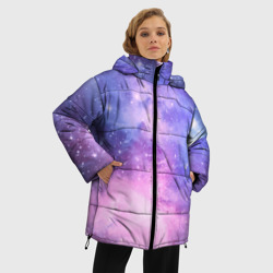 Женская зимняя куртка Oversize Галактика - фото 2