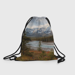 Рюкзак-мешок 3D Осень в горах