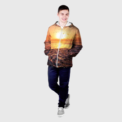 Мужская куртка 3D Закат - фото 2