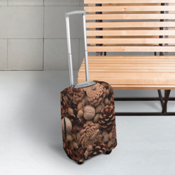 Чехол для чемодана 3D Шишки и орешки - фото 2