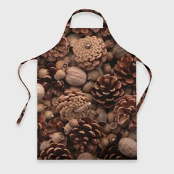 Фартук 3D Шишки и орешки