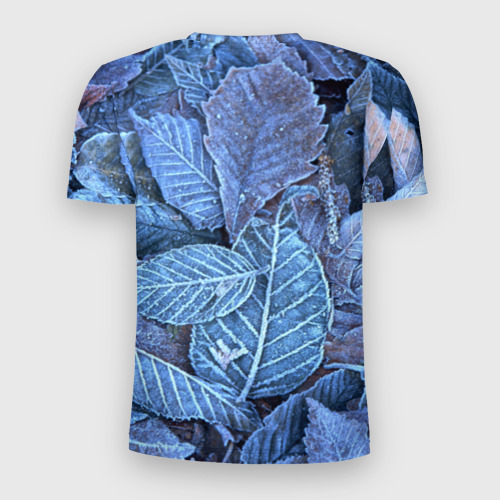 Мужская футболка 3D Slim Застывшие листья, цвет 3D печать - фото 2