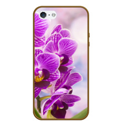 Чехол для iPhone 5/5S матовый Божественная орхидея