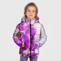 Зимняя куртка для мальчиков 3D Божественная орхидея - фото 2