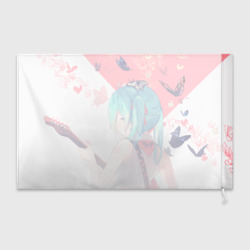 Флаг 3D Miku поет - фото 2