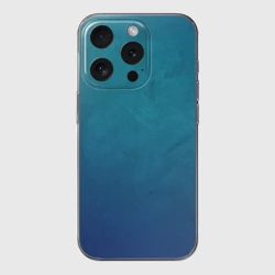 Чехол для iPhone 15 Pro силиконовый с защитой камеры Ocean