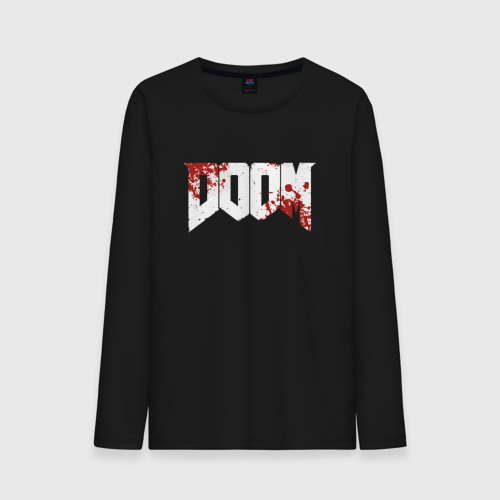 Мужской лонгслив хлопок Doom 2016, цвет черный