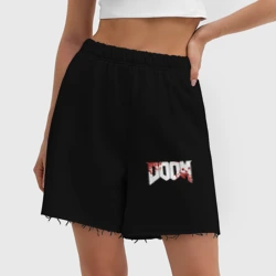 Женские шорты oversize футер хлопок Doom 2016 - фото 2