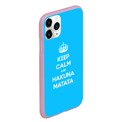 Чехол для iPhone 11 Pro Max матовый Hakuna matata - фото 2