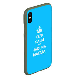 Чехол для iPhone XS Max матовый Hakuna matata - фото 2