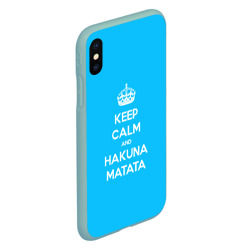 Чехол для iPhone XS Max матовый Hakuna matata - фото 2