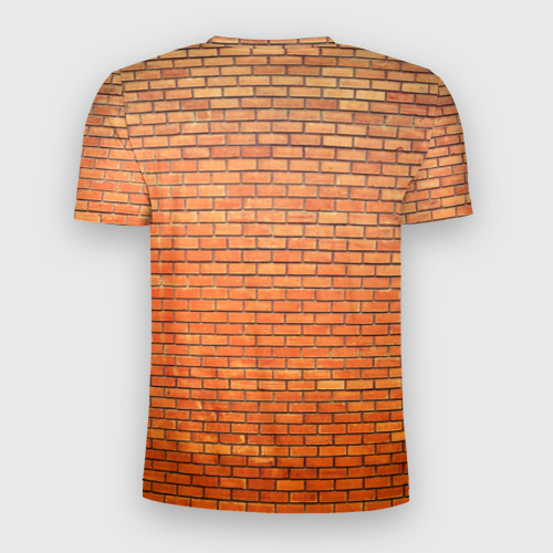 Мужская футболка 3D Slim Кирпичная стена - фото 2
