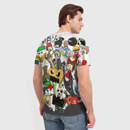 Мужская футболка 3D Мой Мир - Мои Мысли - фото 4