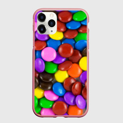 Чехол для iPhone 11 Pro Max матовый Цветные конфетки