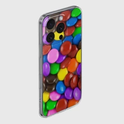 Чехол для iPhone 16 Pro Max силиконовый с защитой камеры Цветные конфетки - фото 2