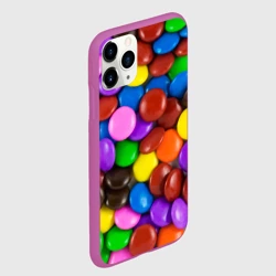 Чехол для iPhone 11 Pro матовый Цветные конфетки - фото 2