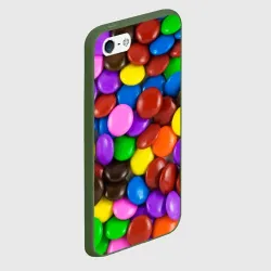 Чехол для iPhone 5/5S матовый Цветные конфетки - фото 2