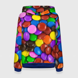 Женская толстовка 3D Цветные конфетки