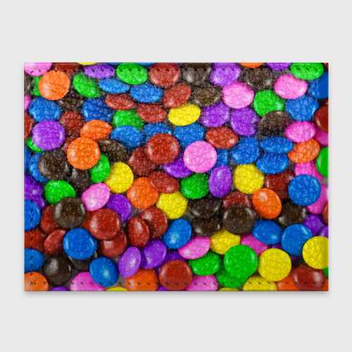 Обложка для студенческого билета Цветные конфетки, цвет бирюзовый - фото 2