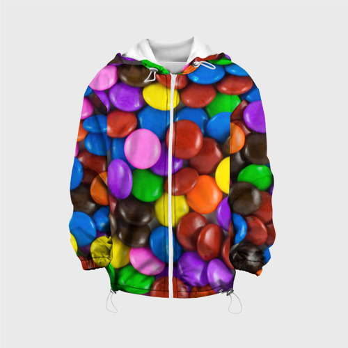 Детская куртка 3D Цветные конфетки