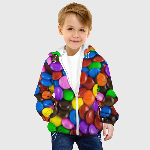 Детская куртка 3D Цветные конфетки - фото 3