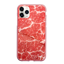 Чехол для iPhone 11 Pro Max матовый Кусок мяса