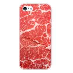 Чехол для iPhone 5/5S матовый Кусок мяса