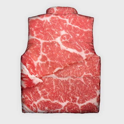 Мужской жилет утепленный 3D Кусок мяса, цвет светло-серый - фото 2