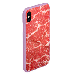 Чехол для iPhone XS Max матовый Кусок мяса - фото 2