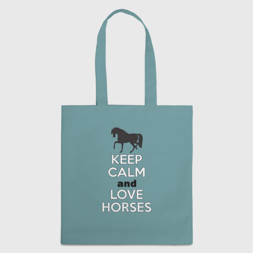 Шоппер 3D Keep calm and horses