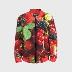 Детский бомбер 3D Любимые ягоды