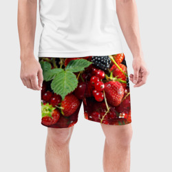 Мужские шорты спортивные Любимые ягоды - фото 2