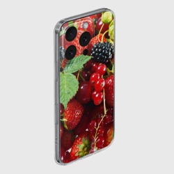Чехол для iPhone 16 Pro Max силиконовый с защитой камеры Любимые ягоды - фото 2
