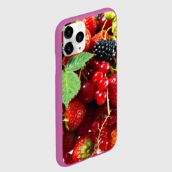 Чехол для iPhone 11 Pro матовый Любимые ягоды - фото 2