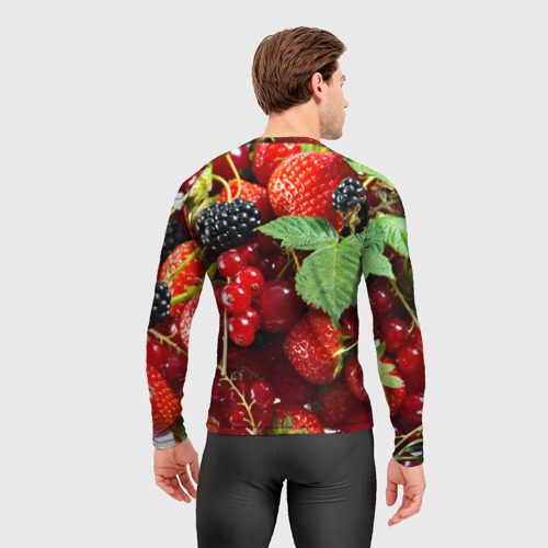 Мужской рашгард 3D Любимые ягоды - фото 4