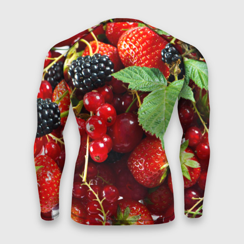 Мужской рашгард 3D Любимые ягоды, цвет 3D печать - фото 2