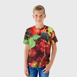 Детская футболка 3D Любимые ягоды - фото 2