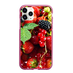 Чехол для iPhone 11 Pro Max матовый Любимые ягоды