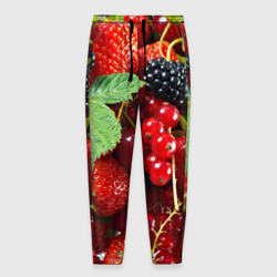 Мужские брюки 3D Любимые ягоды