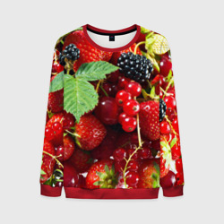 Мужской свитшот 3D Любимые ягоды