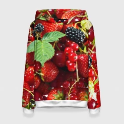 Женская толстовка 3D Любимые ягоды
