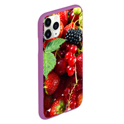 Чехол для iPhone 11 Pro матовый Любимые ягоды - фото 2