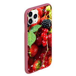 Чехол для iPhone 11 Pro Max матовый Любимые ягоды - фото 2